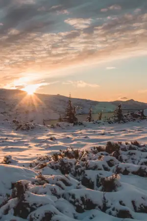 Queda de neve fecha estrada no maciço central da Serra da Estrela